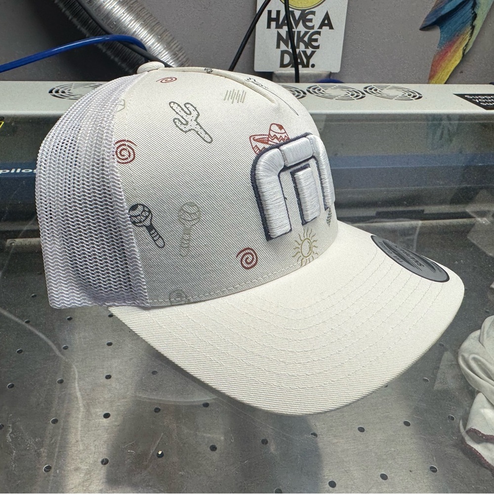 Travis Matthew FIESTA Trucker Hat with southwest vibes. Brand New